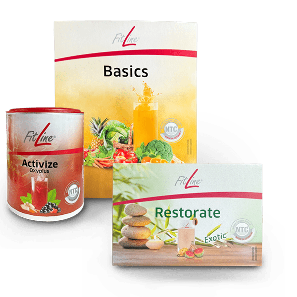 Fitline Optimal Set Basics + Activize Oxyplus + Restorate Exotic