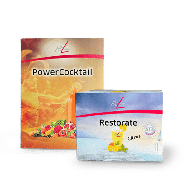 Fitline Optimal Set PowerCocktail+ Restorate Citrus